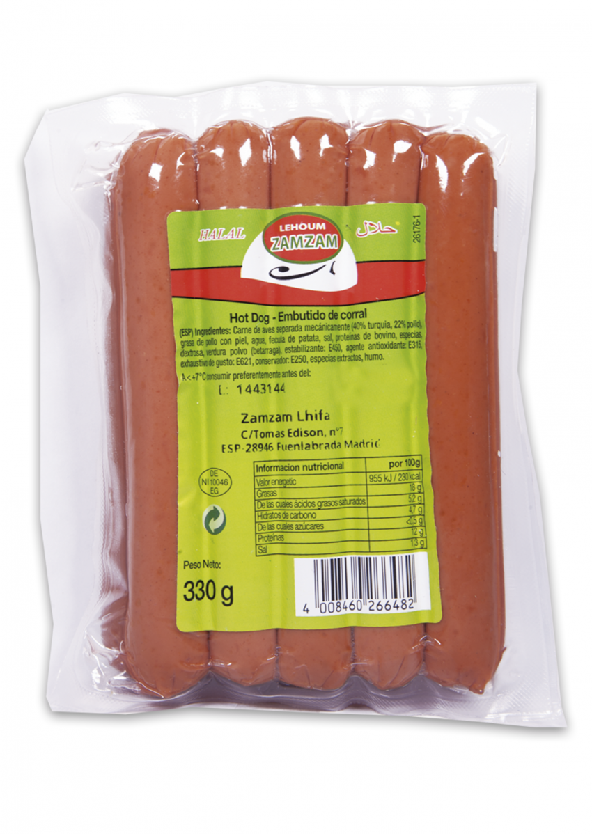 Salchichas 330g ZAM ZAM LHIFA Salchichas 330g ZAM ZAM LHIFA
